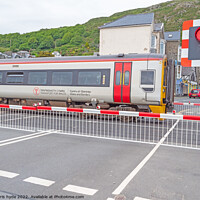 Buy canvas prints of Barmouth Level Crossing by chris hyde