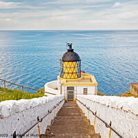 Buy canvas prints of St Abbs Lighthouse by chris hyde