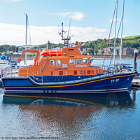 Buy canvas prints of RNLI Campbeltown Lifeboat. by chris hyde