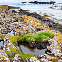 Buy canvas prints of Rock pools on the foreshore by chris hyde