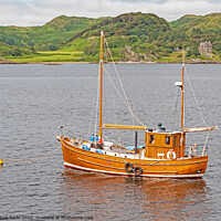 Buy canvas prints of Traditional Scottish Fishing Boat by chris hyde