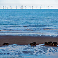 Buy canvas prints of wind turbines on humberside by chris hyde