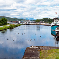 Buy canvas prints of Corpach Sea Loch Scotland by chris hyde