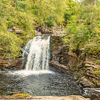 Buy canvas prints of Falls of Falloch by chris hyde