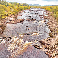 Buy canvas prints of River Orchy Scotland by chris hyde