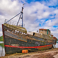 Buy canvas prints of Wreck of Trawler 2 by chris hyde