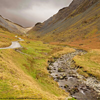 Buy canvas prints of Lake District Honister Pass 2 by chris hyde