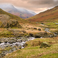 Buy canvas prints of Lake District Honister Pass by chris hyde