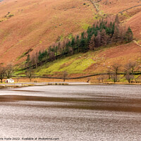 Buy canvas prints of Cottage on the Banks of Buttermere by chris hyde