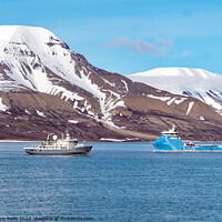 Buy canvas prints of Ships in Longyearbyen by chris hyde