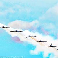 Buy canvas prints of Formation Aerobatics by chris hyde