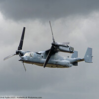 Buy canvas prints of USAF Osprey Aircraft by chris hyde