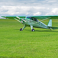Buy canvas prints of Luscombe Aircraft At Sywell by chris hyde
