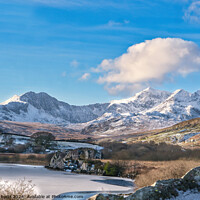 Buy canvas prints of Mount Snowdon by chris hyde