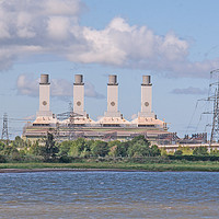 Buy canvas prints of Connahs Quay Power Station by chris hyde