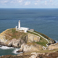Buy canvas prints of South Stack Light House by chris hyde