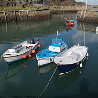 Buy canvas prints of Amlwch Harbour Anglesey by chris hyde