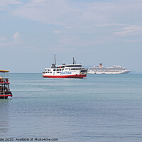 Buy canvas prints of Kho Samui Ferry by chris hyde