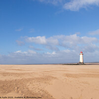 Buy canvas prints of talacre beach and light house by chris hyde