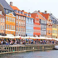 Buy canvas prints of Nyhavn Waterfront by chris hyde