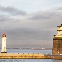 Buy canvas prints of New Brighton and Perch Rock by chris hyde