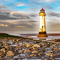 Buy canvas prints of New Brighton Lighthouse by chris hyde