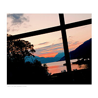 Buy canvas prints of Sunset on Loch Lomond [Scotland] by Michael Angus