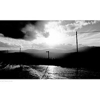 Buy canvas prints of The ‘Yankee Road’ Signpost [Scotland] by Michael Angus