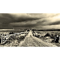 Buy canvas prints of Farmtrack: Anonymous and Ubiquitous (Scotland) by Michael Angus