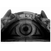 Buy canvas prints of Caryatids at Merchant House [Glasgow] by Michael Angus