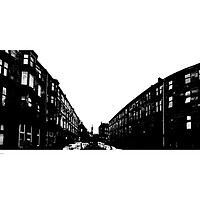 Buy canvas prints of White Street (Glasgow West End) by Michael Angus