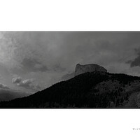 Buy canvas prints of Mount Yamnuska (Canmore [Canadian Rockies]) by Michael Angus