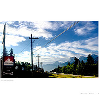 Buy canvas prints of On the Road: Canadian Rockies by Michael Angus