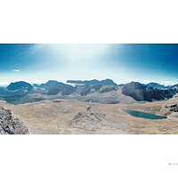 Buy canvas prints of Lake Helen (Rockies [Canada]) by Michael Angus