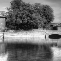 Buy canvas prints of Finchingfield Essex BW by David French