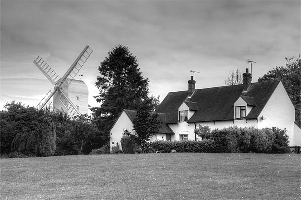Finchingfield Essex BW Picture Board by David French