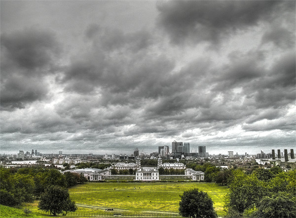 Greenwich and Docklands HDR Picture Board by David French