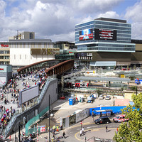 Buy canvas prints of Westfield Shopping City by David French