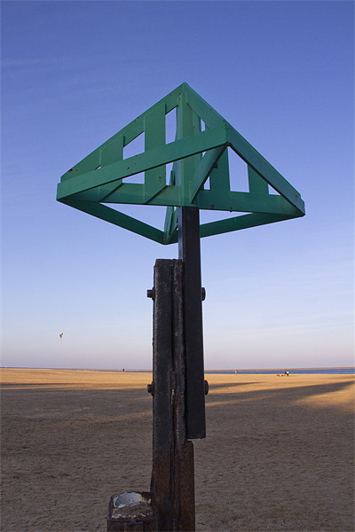 Norfolk Groyne Picture Board by David French