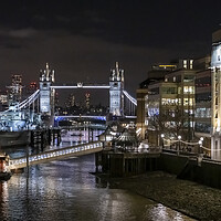 Buy canvas prints of Tower Bridge and HMS Belfast by David French