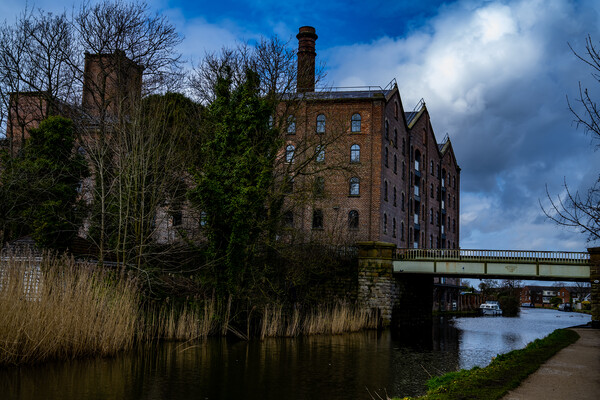 Rufford wharf on the Leeds to Liverpool canal  Picture Board by David French
