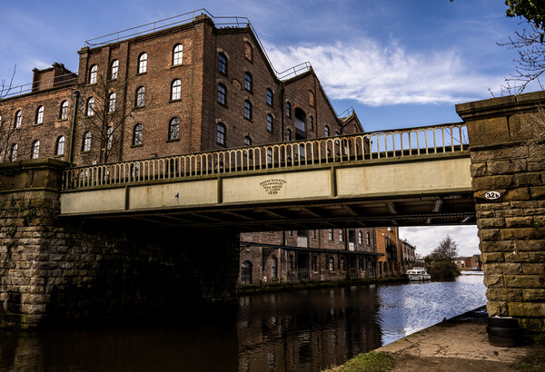 Rufford wharf on the Leeds to Liverpool canal Picture Board by David French