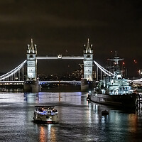 Buy canvas prints of Tower Bridge London by David French