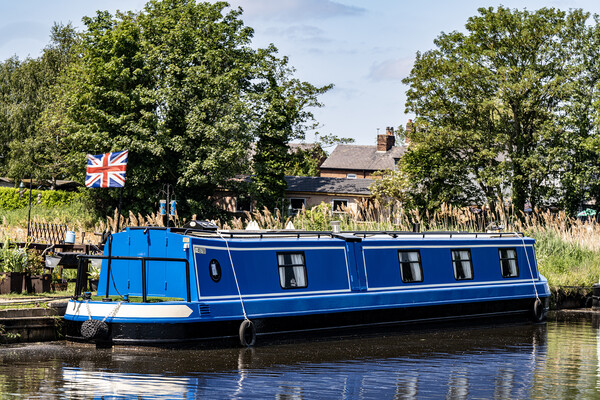 Narrow boat UK Picture Board by David French