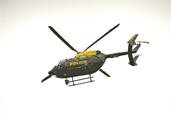 Met Police Helicopter Picture Board by David French