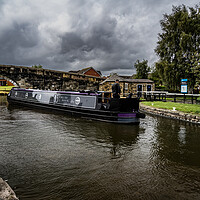 Buy canvas prints of Latham Barge by David French