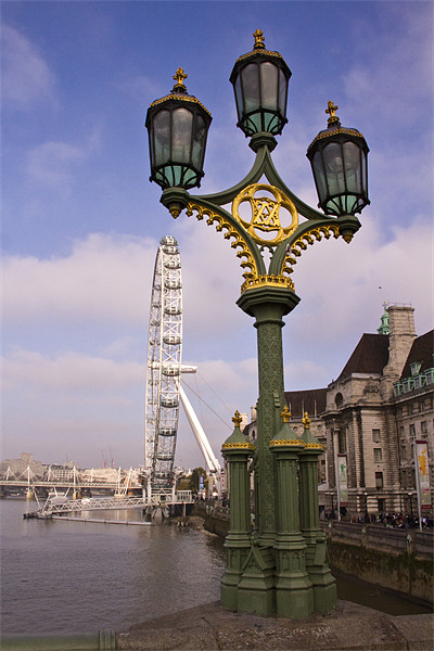 London Eye Picture Board by David French
