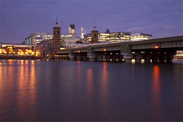 London Skyline Picture Board by David French