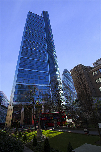 Heron Tower London Picture Board by David French