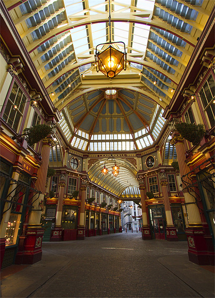 Leadenhall Market London Picture Board by David French